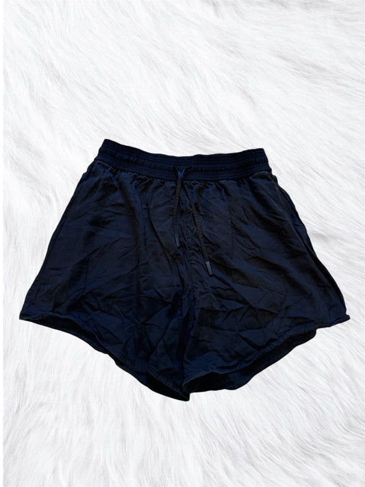 Feeling femme black high rise shorts 5” size 8