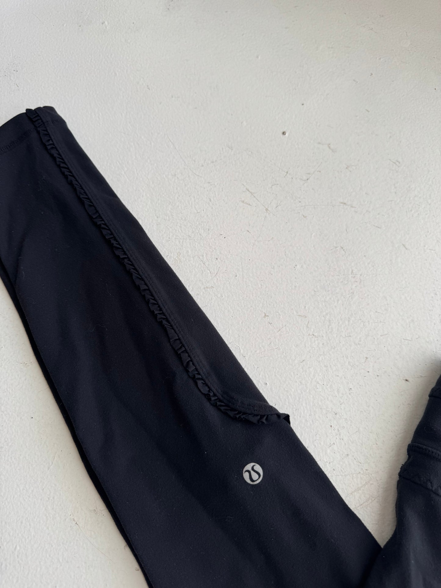Black full length leggings size 6