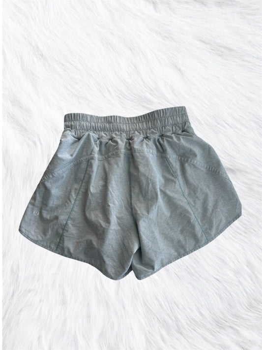 Track that shorts 5” high rise hazy jade size 6