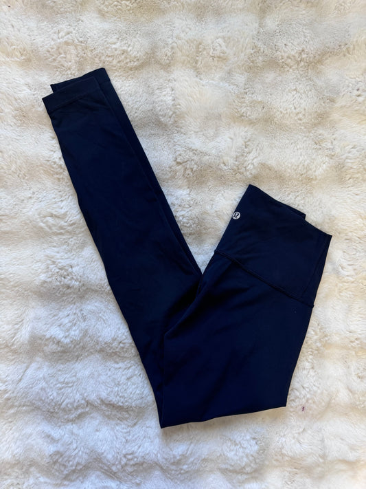 Wunder under high rise leggings 28” navy blue size 4