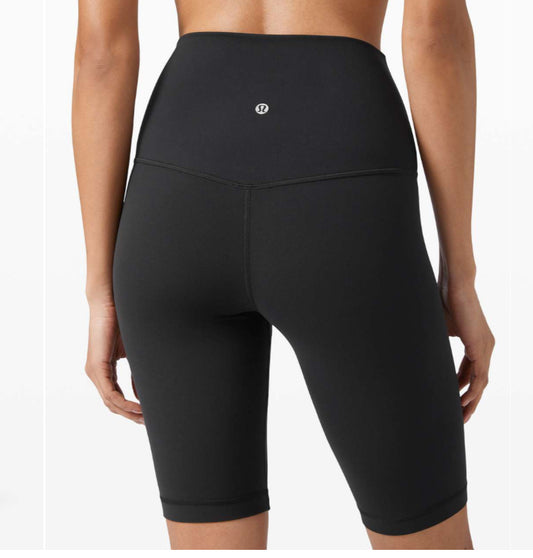 Align shorts super high rise black size 6