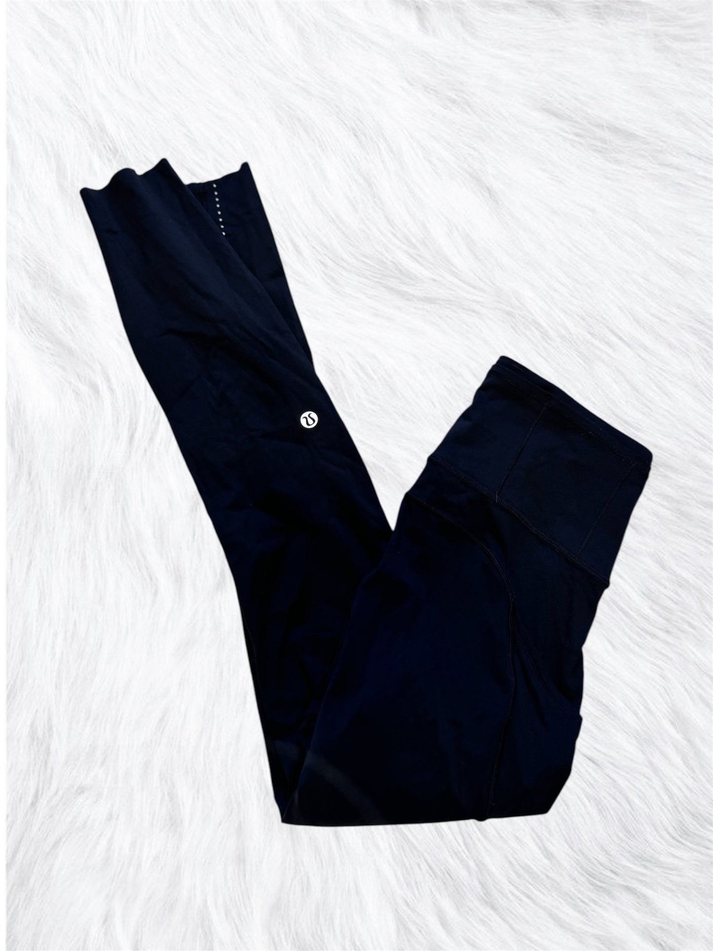 Fast & free 25” high rise leggings black reflective size 4