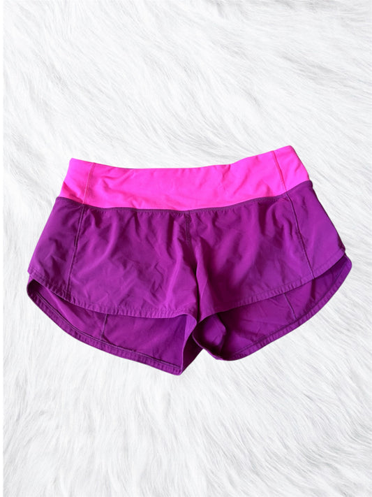 Speed up shorts pink 2.5” size 4