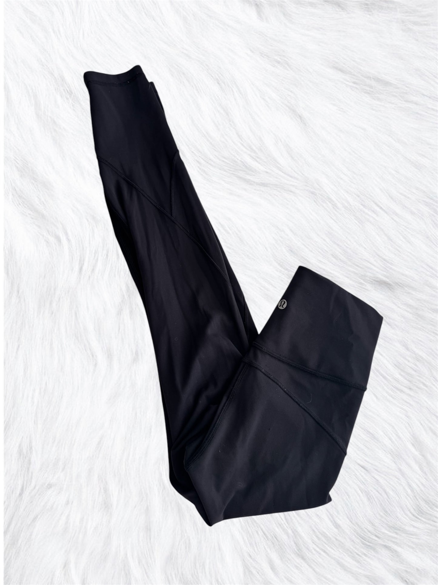 In Movement Black High Rise Tights 25” Size 2