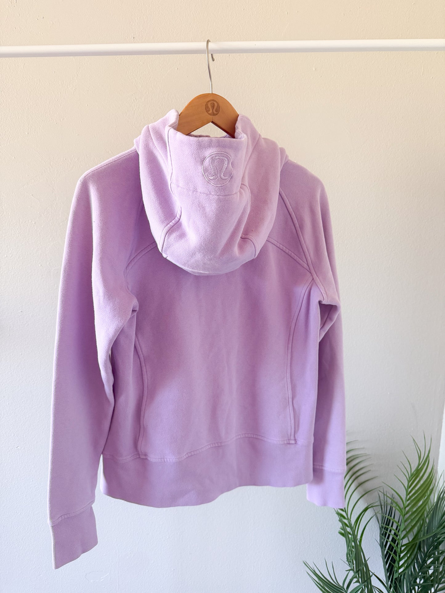 Scuba hoodie lilac purple size 10