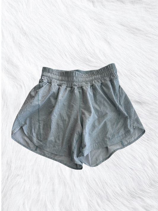 Track that shorts 5” high rise hazy jade size 6