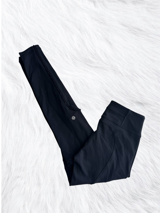 Black full length leggings size 6