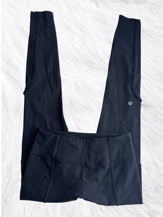 Black full length leggings size 6