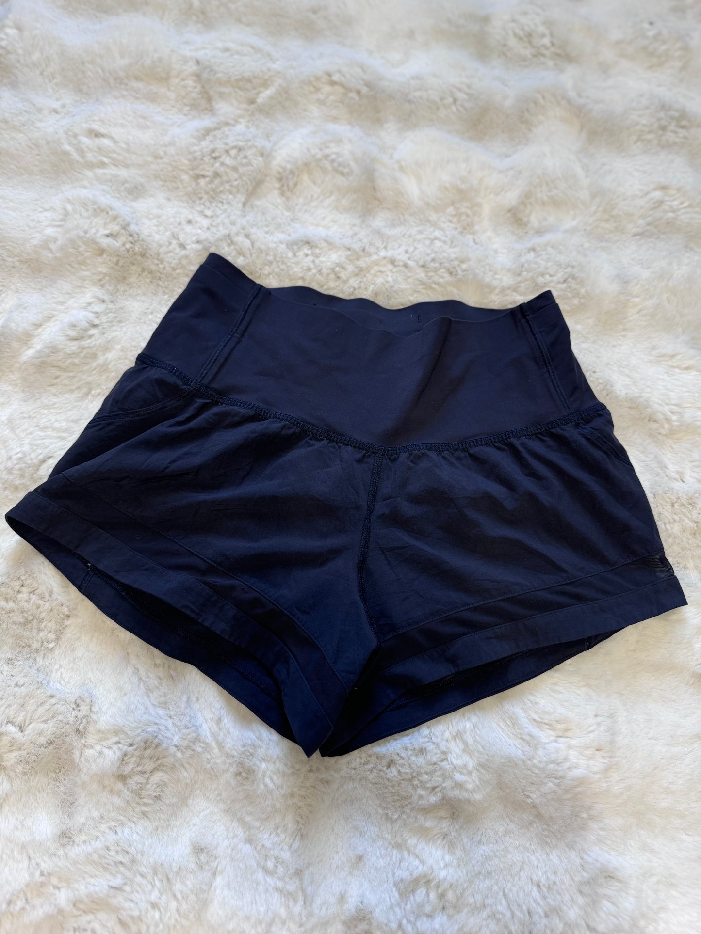 Pace perfect mesh shorts navy size 2