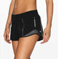 Hotty hot shorts black reflective 2.5” size 8