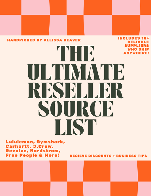 The Ultimate Reseller Guide: Online Source List