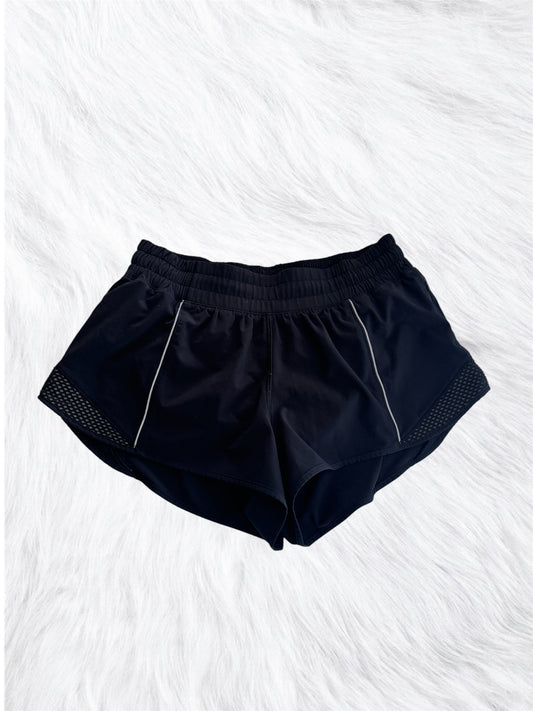 Hotty hot shorts black reflective 2.5” size 8