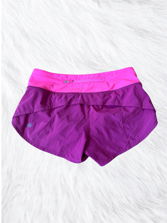 Speed up shorts pink 2.5” size 4