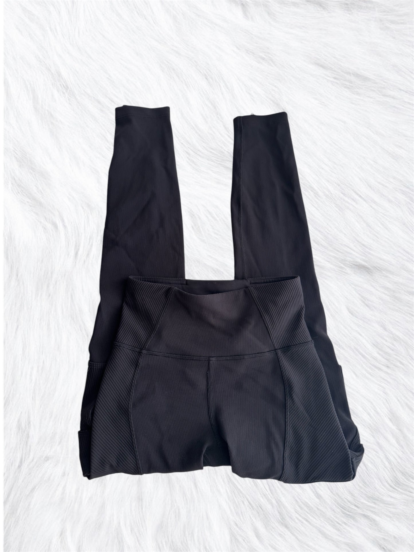 Trail Trekker High Rise Black Tights 25” Size 2
