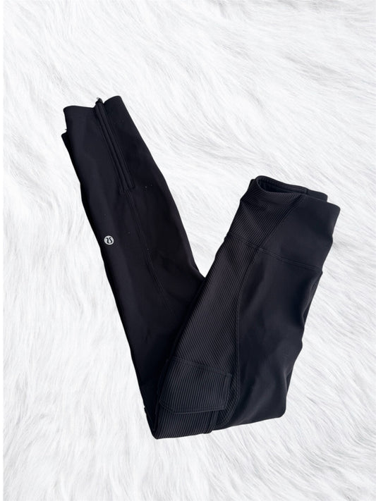 Trail Trekker High Rise Black Tights 25” Size 2