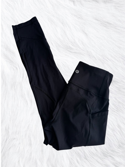 Black high rise leggings pockets* 23” size 4
