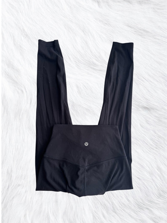 Align 25” black high rise leggings size 8